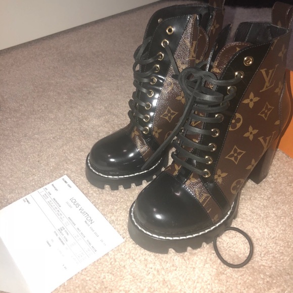 poshmark louis vuitton boots